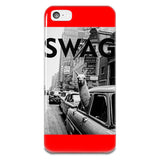 SWAG Llama In New York City Cab Plastic Case For iPhone 5-5s