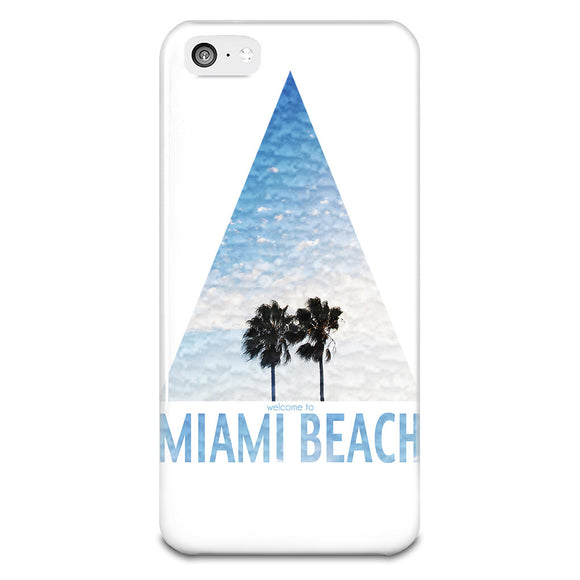 Miami Beach iPhone 5-5s Plastic Case