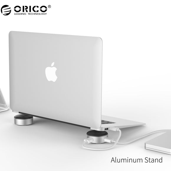 ORICO Aluminum Laptop Portable Stand w/3 Port USB 3.0