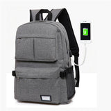Casual USB Charging Backpack