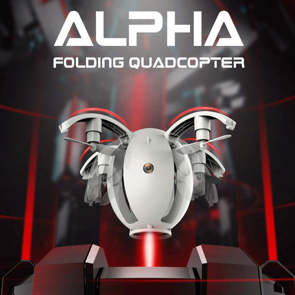 RC Toy Alpha Quadcopter Folding Transformable Egg Drone With 0.3 Real Time Camera