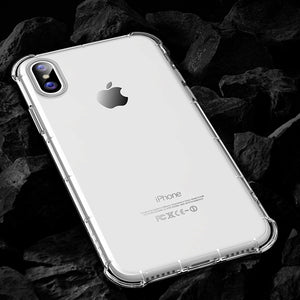 ROCK Anti Heavy Duty Protection Silicone Case For iPhone X