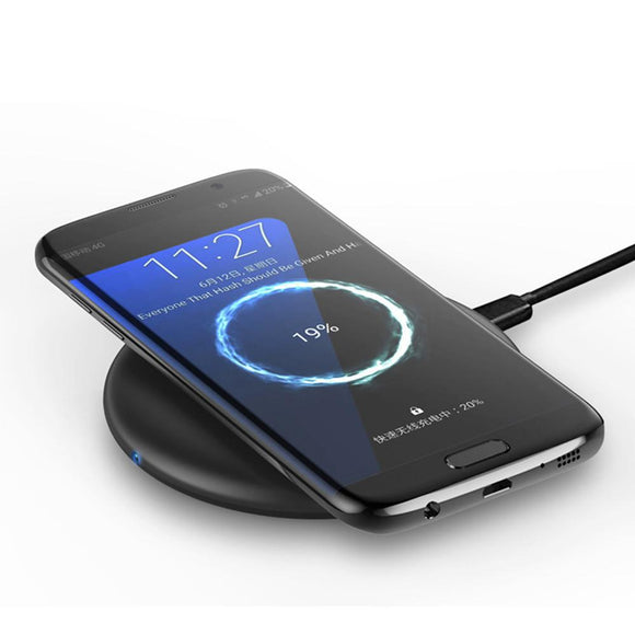 Powstro Fast Wireless Charger w/Heat Dissipation Qi Compatible USB Cable For iPhone 8 & Samsung S8