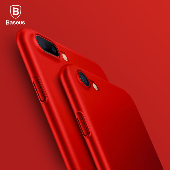 Baseus Luxury Smooth Red Case For iPhone