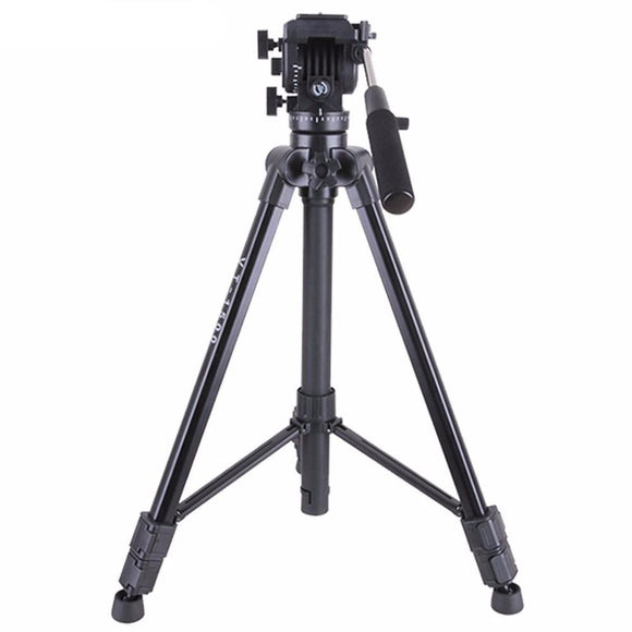 Kingjoy 166cm/5.4ft Video Camera Tripod With Fluid Damping Head For Camcorder