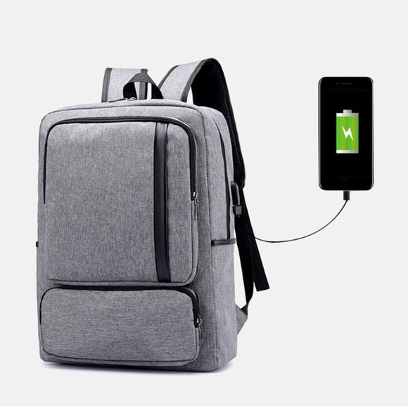 Mochila Escolar External USB School Backpack For Students