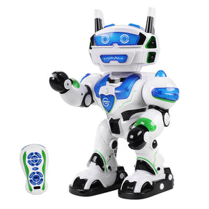 Electric Intelligent RC Walking Dancing Singing Voice Robot w/Remote
