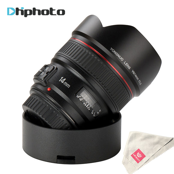 Ultra Wide Angle Prime Lens 14mm For Canon 5D/700D/80D/DSLR Camera