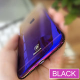 Baseus Ultra Thin Capinhas Gradient Color Phone Case For iPhone X & 10
