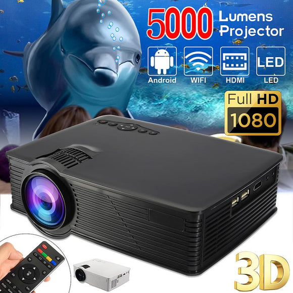 5000 Lumens Android LED WIFI HD Projector 1080P