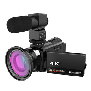 4K WiFi Ultra HD 1080P 48MP 16X ZOOM Digital Video Camera Camcorder