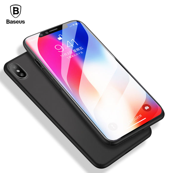 Baseus Ultra Thin Slim PP Frosted Back Phone Case For iPhone X & 10
