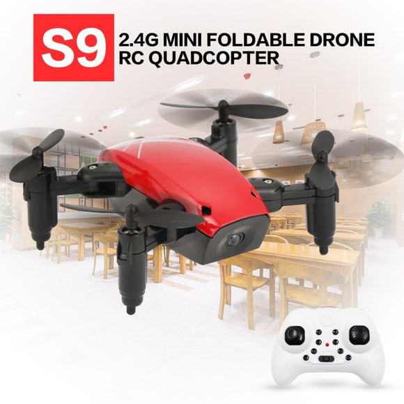 S9 2.4G Mini Foldable RC Drone w/360 Degree Flip One-Key Return