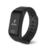 Wireless Bluetooth F1 Smart Bracelet w/Heart Rate Tracker Pedometer