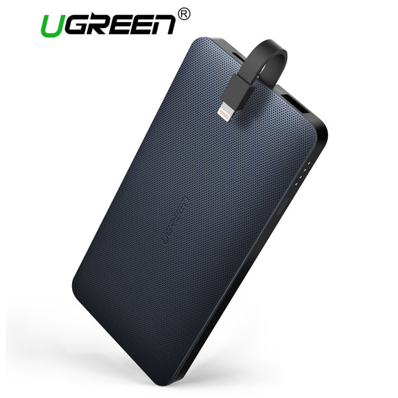 Ugreen Power Bank 10000mAh w/USB For iPhone & Smart Phones