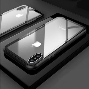 FLOVEME Tempered Glass Phone Case for iPhone