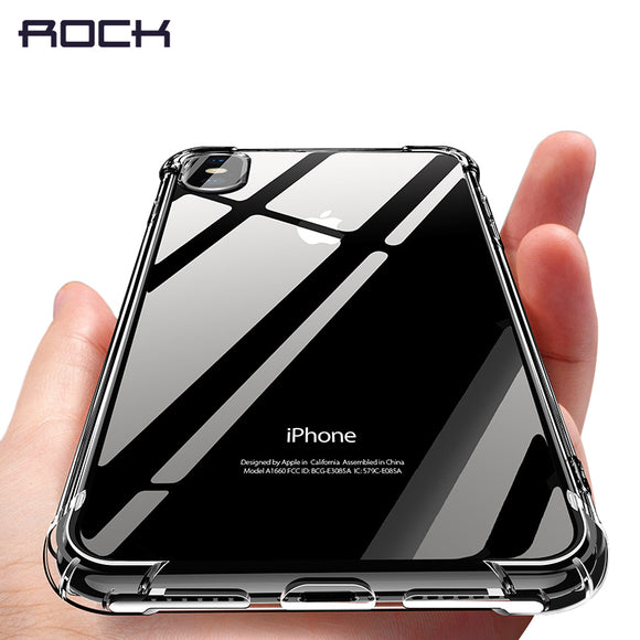 ROCK Anti Heavy Duty Protection Silicone Case For iPhone X